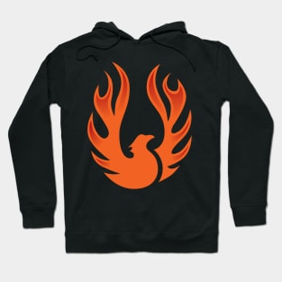 Phoenix Flame Bird Rise From The Ashes Hoodie